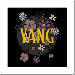 Aesthetic Proud Name Yang Flowers Anime Retro Styles Posters and Art